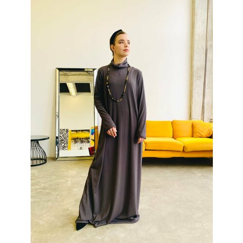 фото Платье fatmafashion, размер 46-50, серый