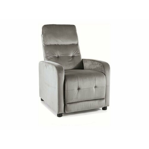 Кресло SIGNAL OTUS Velvet Bluvel 14 раскладное (серый)