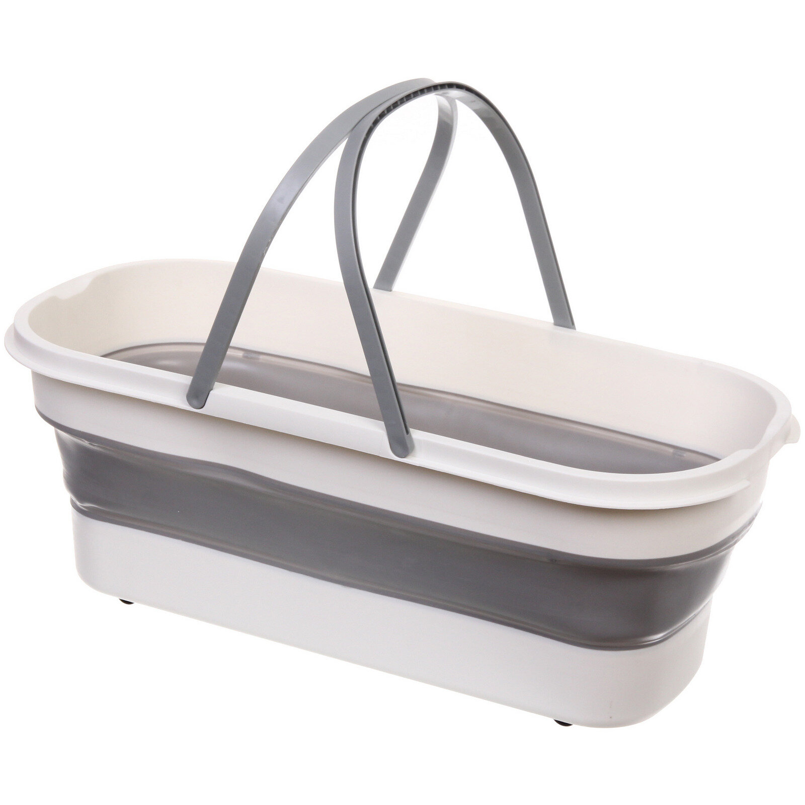 фото Ведро для уборки силиконовое, складное 12л.