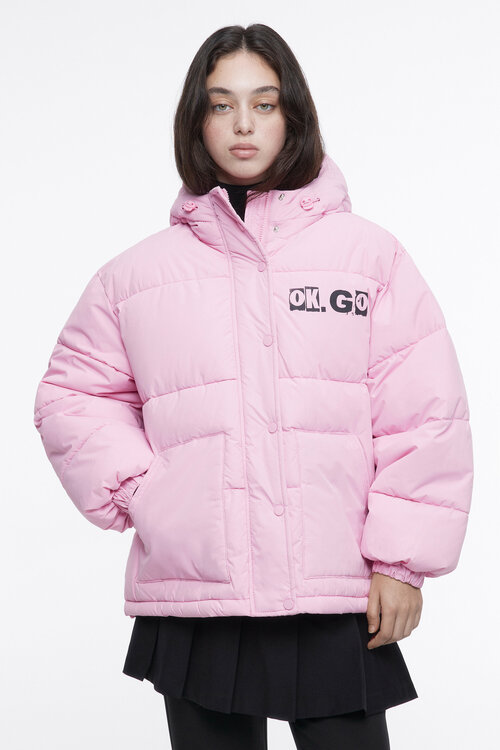 куртка  Befree демисезонная, размер S, розовый