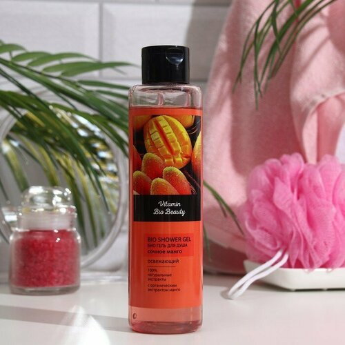 Гель для душа Vitamin Bio Beauty, сочное манго, освежающий, 250 мл (комплект из 16 шт)