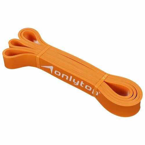 Эспандер ленточный многофункциональный ONLYTOP 208х29х05 см 11-36 кг цвет оранжевый комплект из 3 шт 3251₽