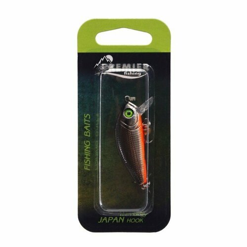фото Воблер premier real minnow 44, 4.4 см, 3.8 г, минноу, тонущий (0.4-1.8 м), цвет 001 (pr-rm44-001) (комплект из 4 шт) premier fishing