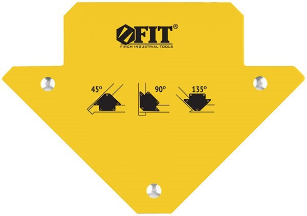 Угольник для сварки магнитный тип "стрелка" усилие до 34 кг