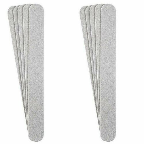Файлы для маникюра и педикюра NAILPRO, White, сменные, на вспенки, прямая, 100 грит, 50 шт, 2 уп.