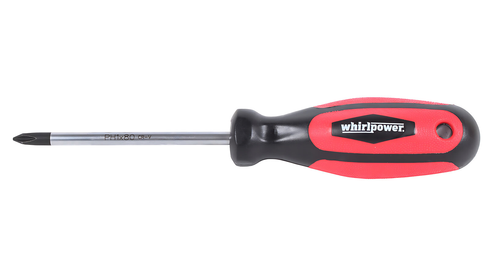 Отвертка WhirlPower крестовая Ph1х80 мм