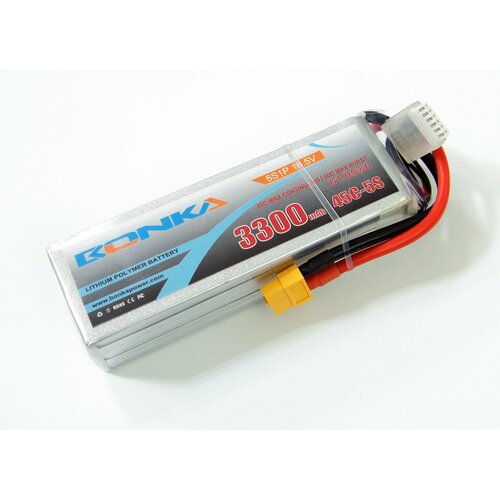 Аккумулятор LiPo Bonka 3300мАч 45C 18.5V BK-3300-45-5S