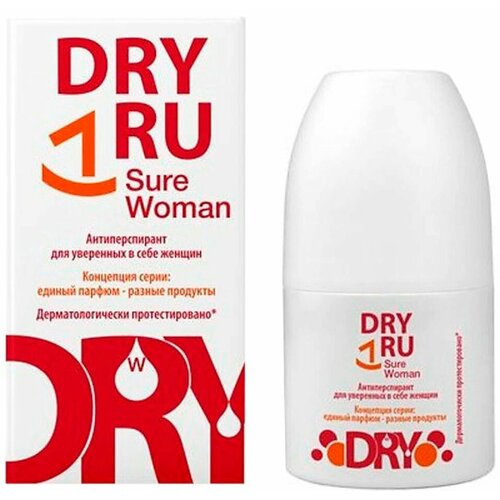 Антиперспирант Dry Ru Sure Woman для уверенных в себе женщин 50мл х1шт