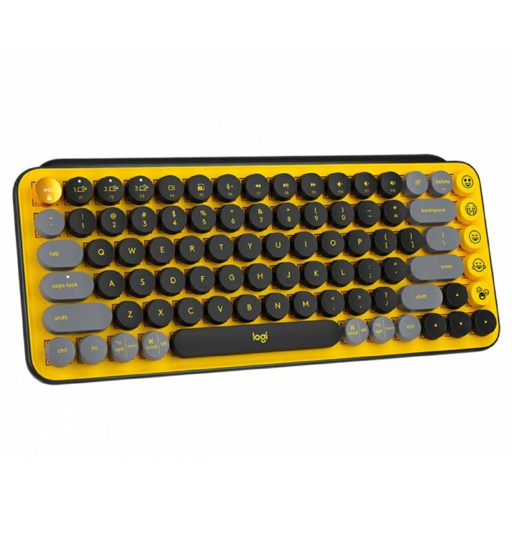 Клавиатура беспроводная Logitech POP KEYS, Blast Yellow