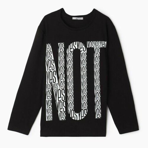 фото Лонгслив luneva, размер 158, черный