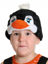 Маска шапка Пингвинчик для детей КФ-4013 41916 универсальный