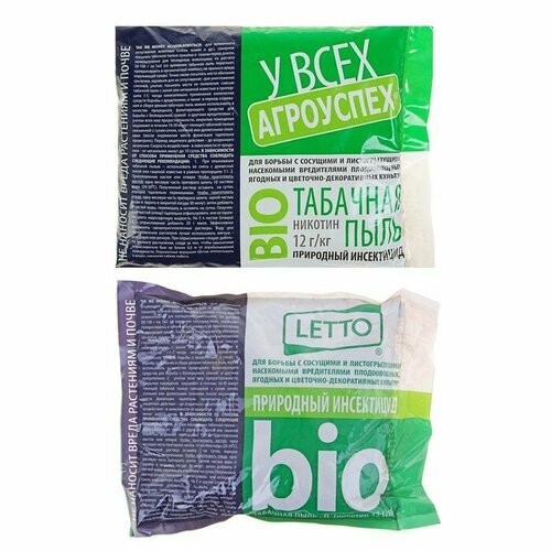 Средство от насекомых вредителей LETTO, табачная пыль, 500 г (комплект из 14 шт)