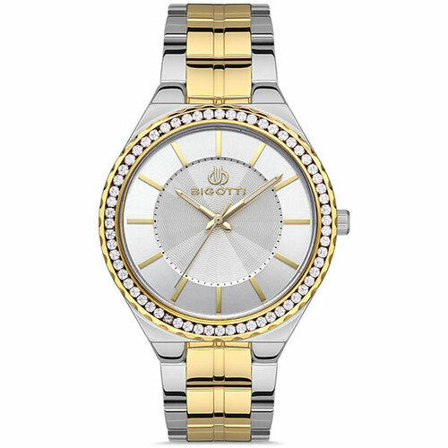 фото Наручные часы bigotti milano roma, серебряный, белый