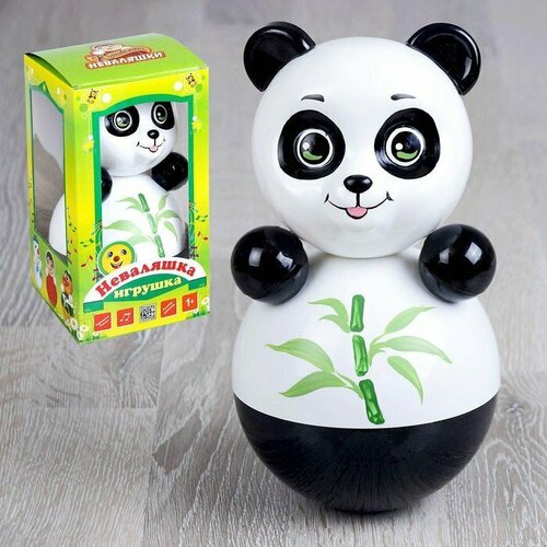 фото Неваляшка «панда» в художественной упаковке, микс (комплект из 2 шт) котовские неваляшки