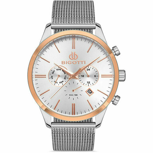 фото Наручные часы bigotti milano milano, серебряный
