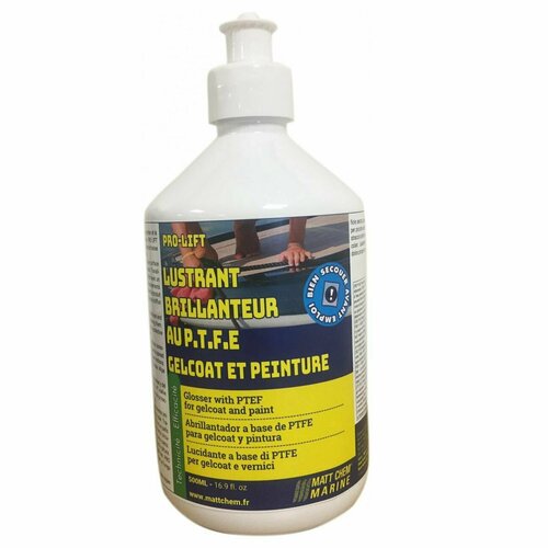 фото Полировочный состав безабразивный с тефлоном matt chem marine pro-lift 347m 500 мл mattchem marine
