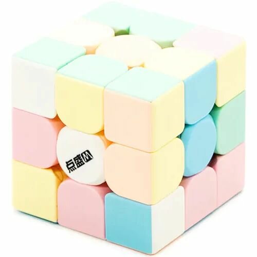 Кубик Рубика DianSheng 3x3 Macaron Magnetic Магнитный / Цветной пластик / Развивающая головоломка