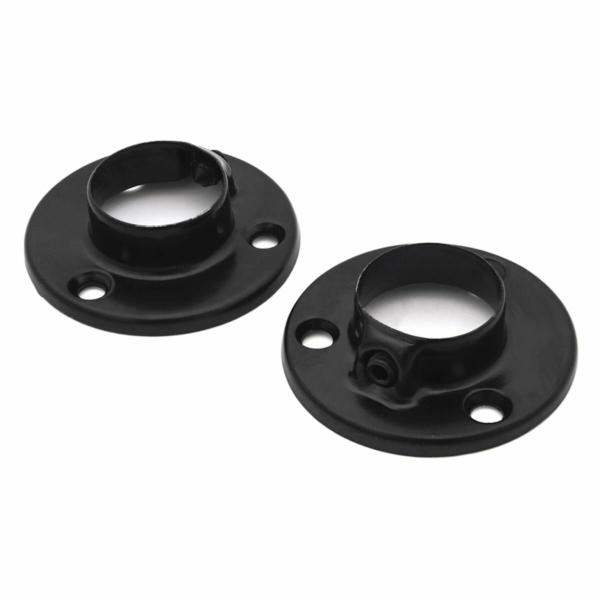 фото Фланец диаметр 16 мм черный (комплект 2 шт.)