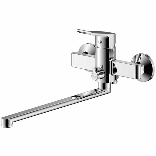 Смеситель Olives Sanitarias для ванны с длинным изливом PLAZA (16221PL) хром