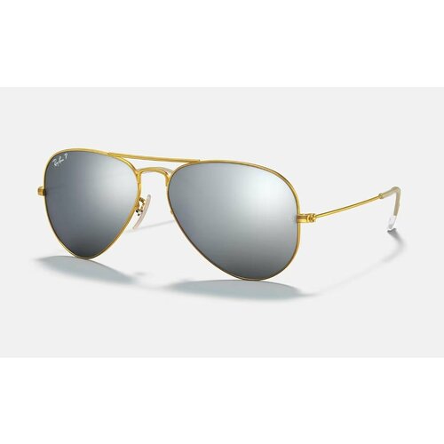 фото Солнцезащитные очки ray-ban, серебряный, золотой