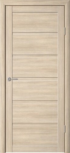 Межкомнатная дверь (комплект) Albero Вена Эко-Шпон / Лиственница мокко / Глухое 80х200