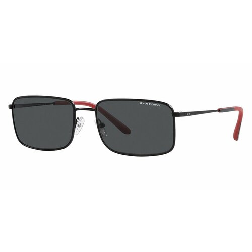 фото Солнцезащитные очки armani exchange ax 2044s 600087, черный, серый