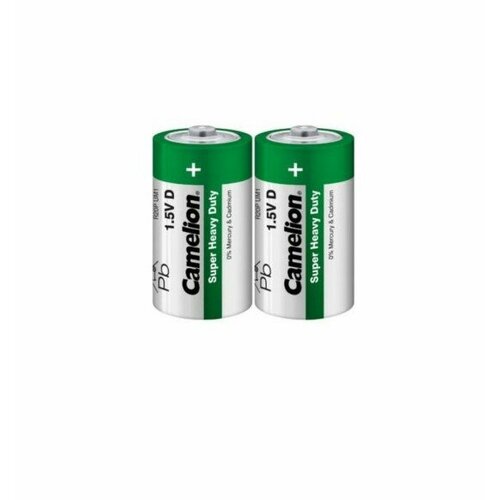 Camelion Батарейки R20/2SH Super Heavy Duty, 2 штуки в блистере батарейка d energizer eveready super r20 ni mh 2 штуки