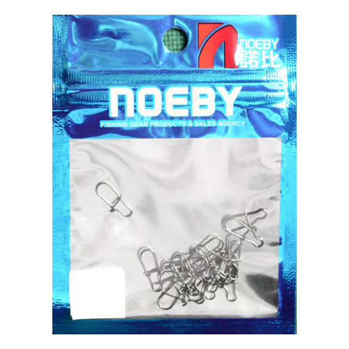 фото Noeby, карабин snap, №2, черный, 18шт, 25кг
