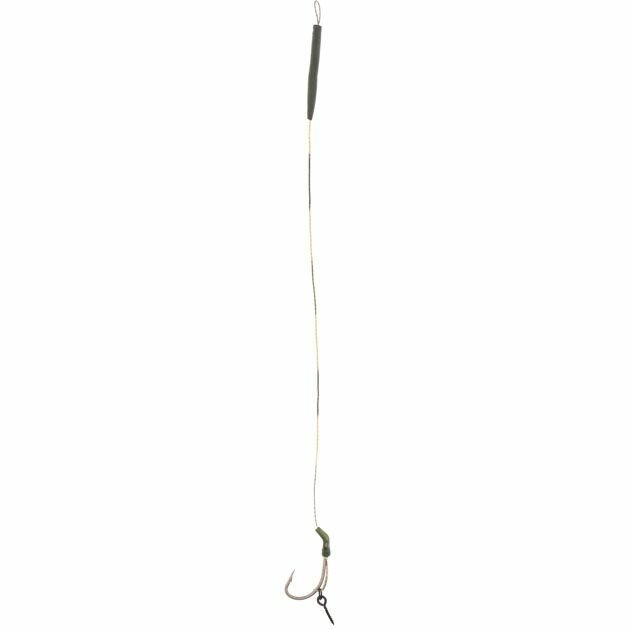 Поводок карповый Mikado SLIP D-RIG 23 см, кр.№2, 25 lbs, (уп.-2шт.)