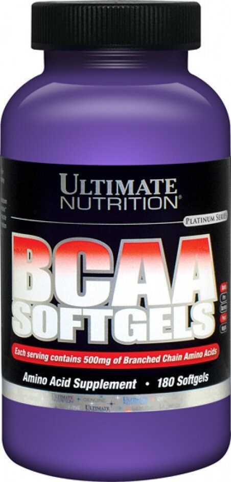 Ultimate Nutrition BCAA Softgels (180 кап)