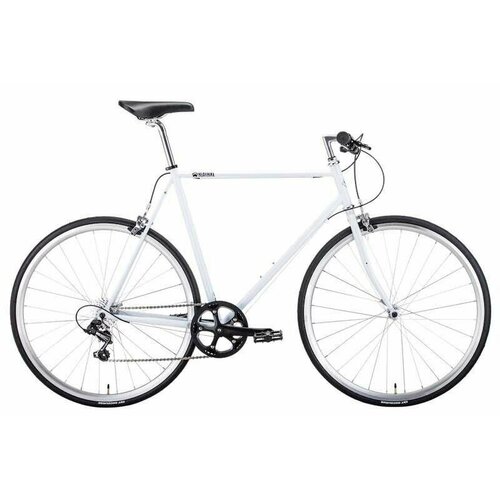 Велосипед BEARBIKE Honk Kong (700C 7 ск. рост. 580 мм) 2022, белый, 1BKB1C187Z03