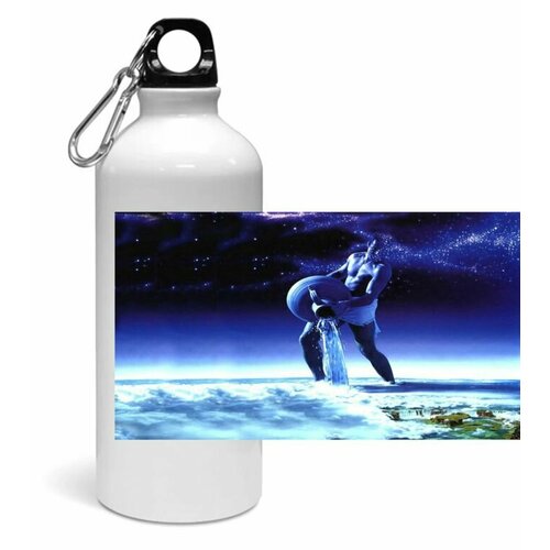 фото Спортивная бутылка со знаком зодиака водолей №1 migom