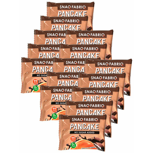 Snaq Fabriq, PANCAKE - Панкейки с начинкой, 15x45г (Нежный шоколад) snaq fabriq pancake панкейки с начинкой 20x45г нежный шоколад