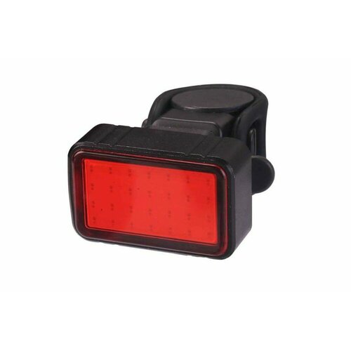 фото Фонарь задний green cycle glt-203, с алюм. рамкой, cob led, 30 люмен; 6 реж мигалка