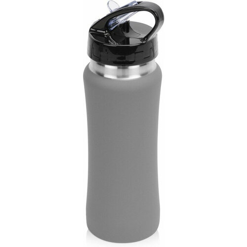фото Бутылка спортивная коста-рика 600 мл, серый без бренда
