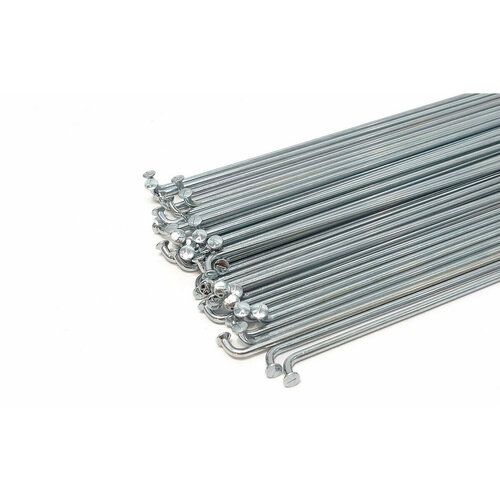 Спица 254 мм x 14G , с ниппелем, стальная, серебристая (144)