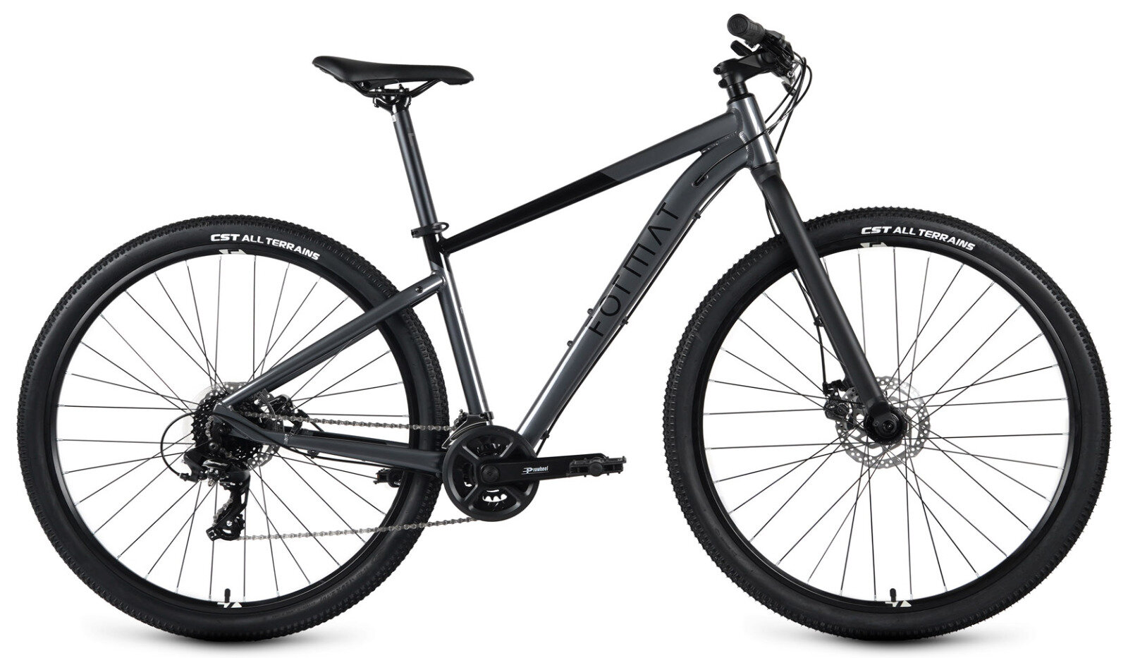 Дорожный велосипед Format 1432 29 (2023) 17" Серо-черный (161-178 см)