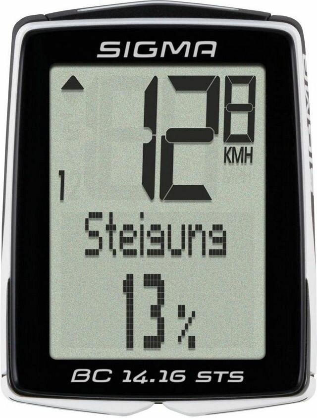 Велокомпьютер Sigma BC 14.16 STS CAD беспроводной, 14 функций (Велокомпьютер SIGMA BC 14.16 STS CAD, NSI01418)