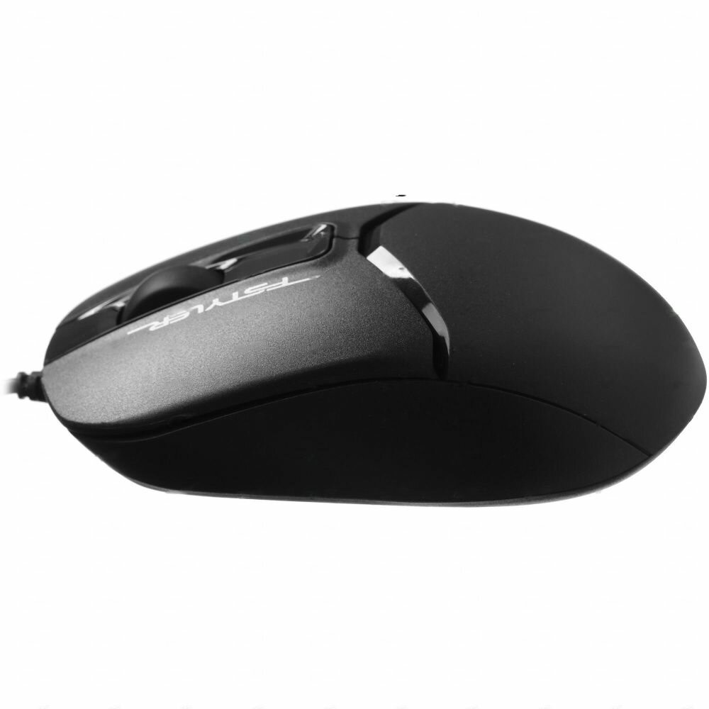 Мышь A4TECH Fstyler FM12, оптическая, проводная, USB, черный [fm12 black] - фото №19