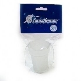 Стакан стеклянный Аквалиния (СТ-002) матовый, без держателя - фото №5