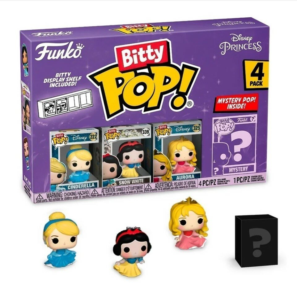 Фигурка Funko Bitty POP! Disney Набор фигурок "Золушка" (Cinderella 4PK) 4 шт.