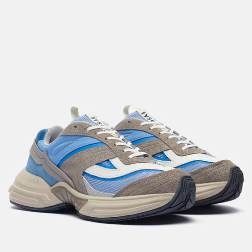 Кроссовки IYSO Acumik, натуральная кожа, натуральная замша, размер 43, серый