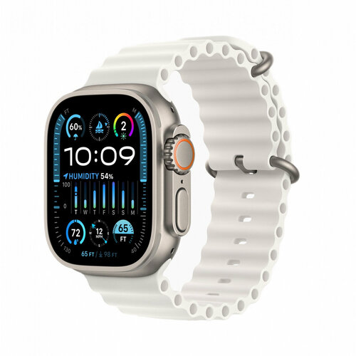 Watch Ultra 2 49mm Titanium Case with White Ocean Band 9453000₽