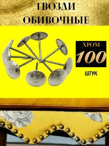 Гвозди обивочные 100шт