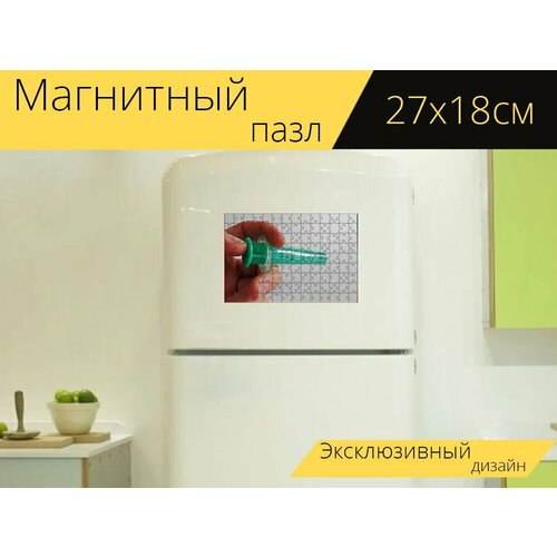 Магнитный пазл Стетоскоп, медицина, доктор на холодильник 27 x 18 см. магнитный пазл доктор стетоскоп медицинский на холодильник 27 x 18 см