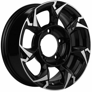 фото Khomen Wheels KHW1505 5.5x15 5x139,7 ET5 Dia108.1 Black-FP