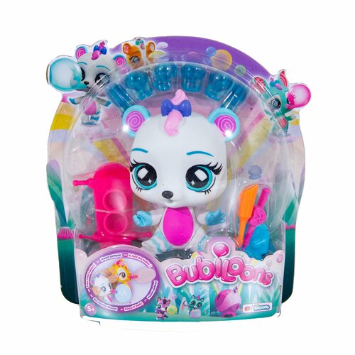 Игрушка зверушка Bubiloons с аксессуарами медвежонок Нола