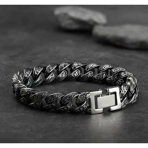 Мужской браслет-цепь из нержавеющей стали