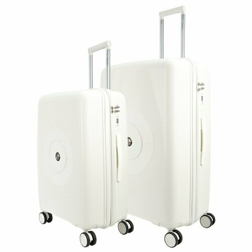 Умный чемодан Ambassador, 2 шт., 135 л, размер M/L, белый
