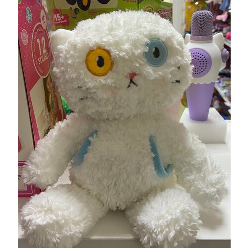 Мягкая большая плюшевая игрушка Кот кучерявый, Хит 2023года, рост 32см